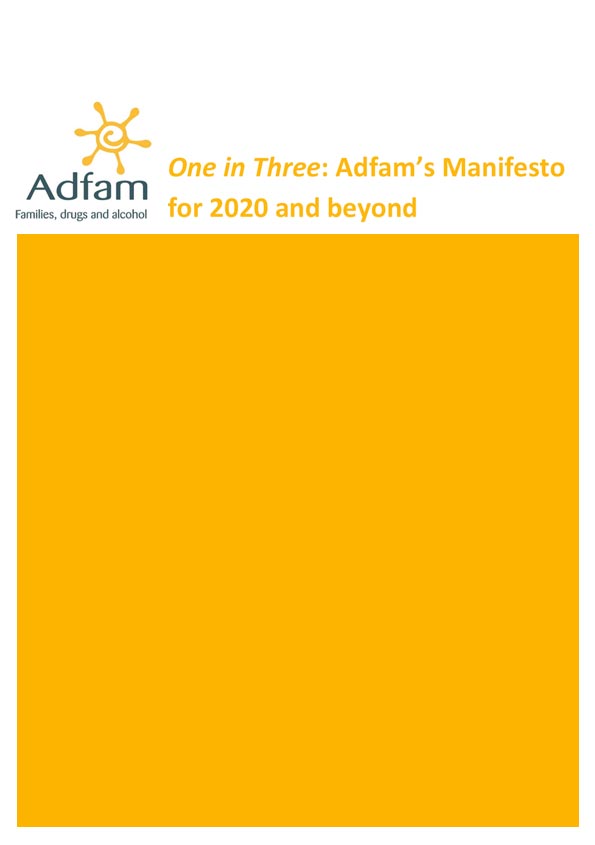 Adfam one in three