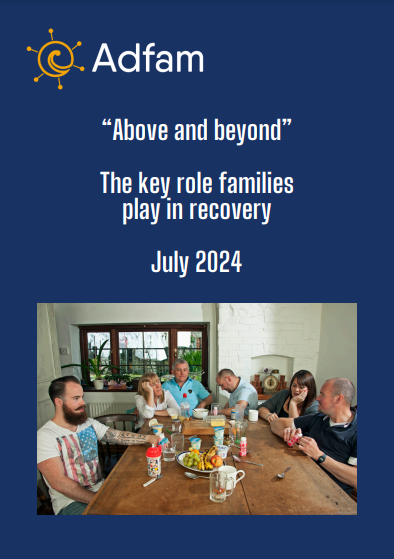 “Above and Beyond”: the key role families play in recovery